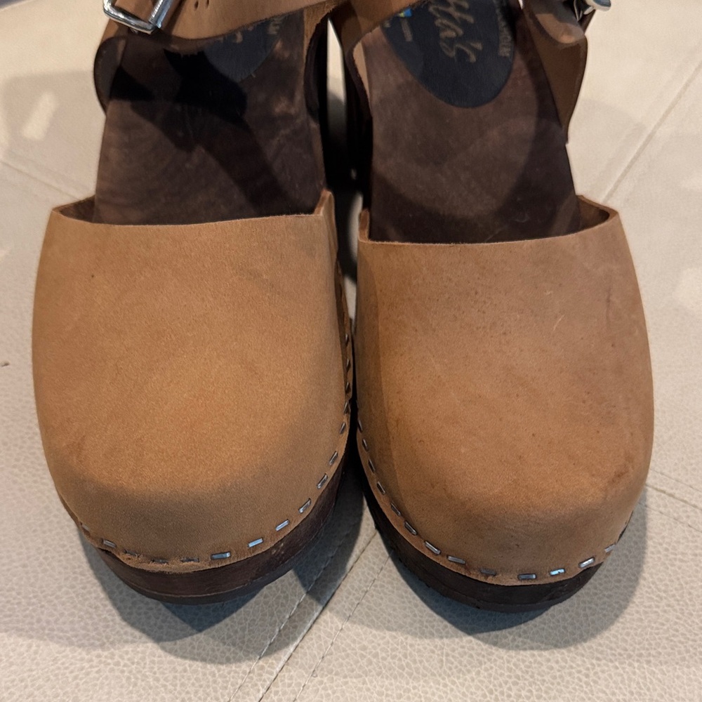 Lotta from Stockholm Brown Leather Clogs - Picture 5 of 8